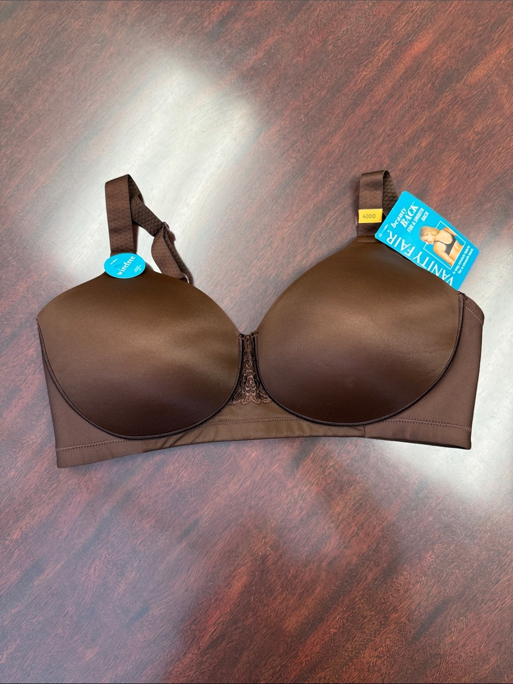Vanity Fair Lingerie Women's Full Figure Beauty Back Smoother Wireless Bra 40DD